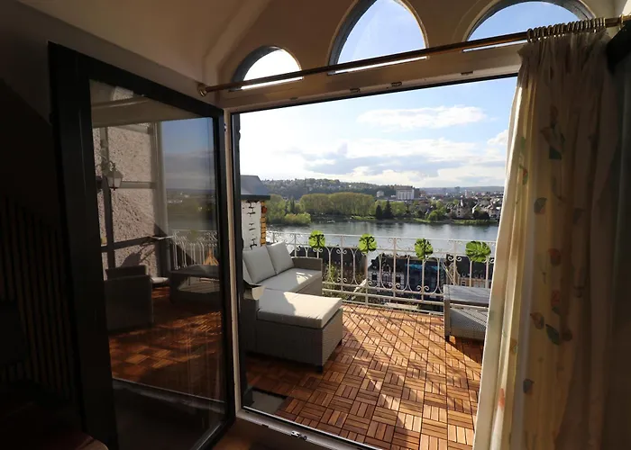 -residenz Josephine- Atemberaubender Rheinblick Bis Zum Deutschen Eck *